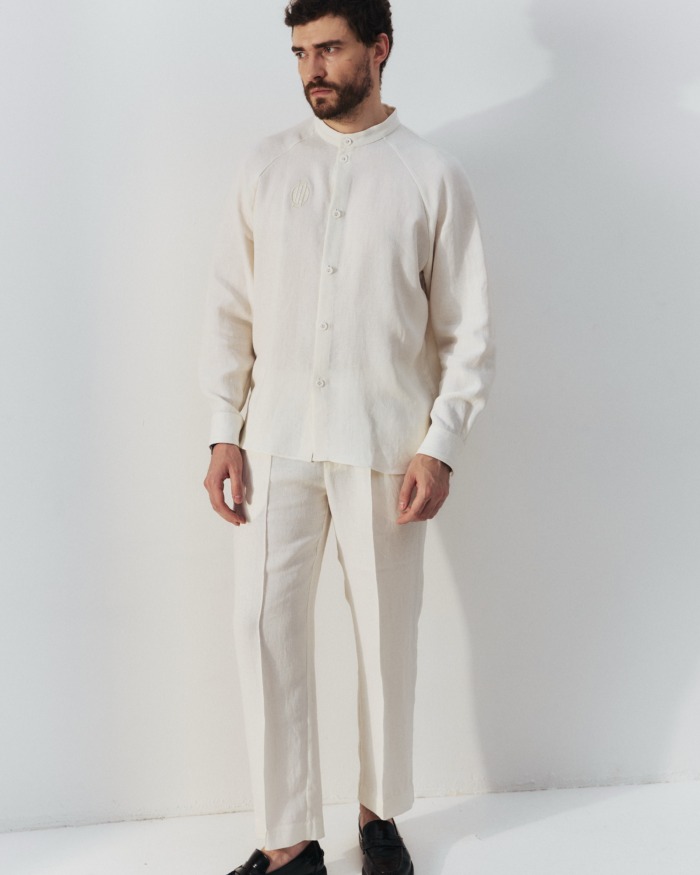 Ivory Linen Shirt