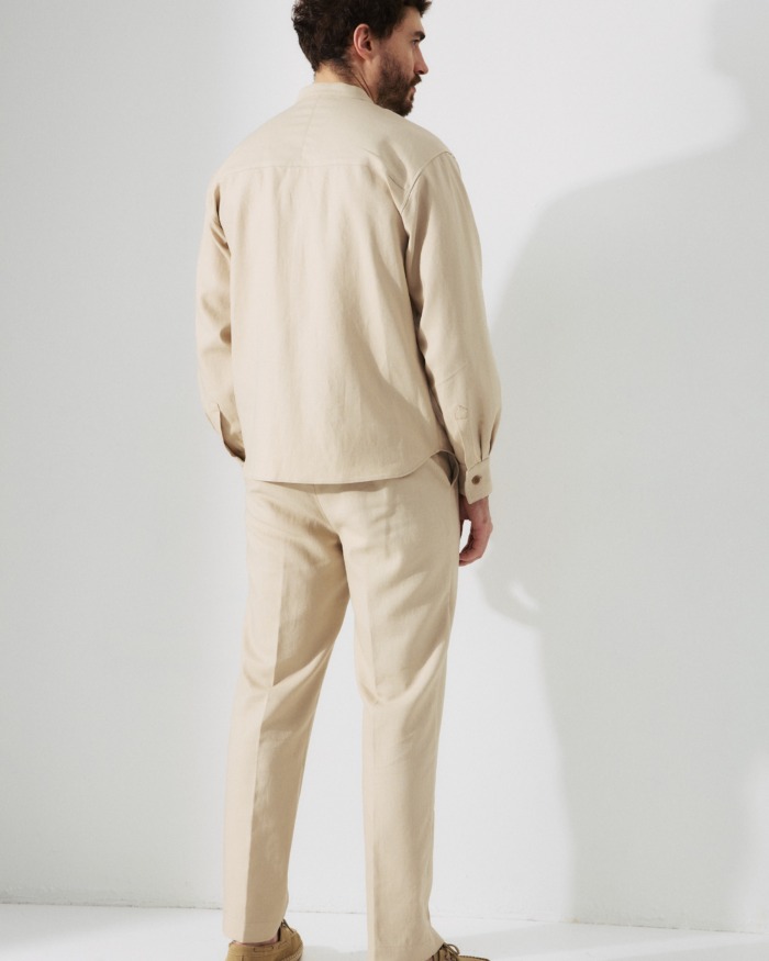 Sand Linen Trousers