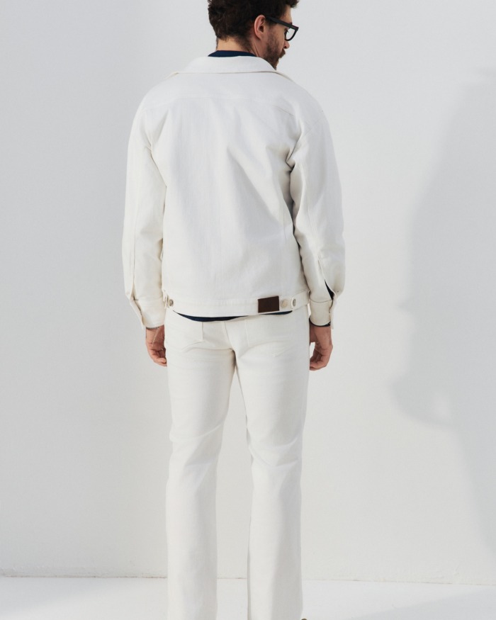 Ecru Denim Jacket