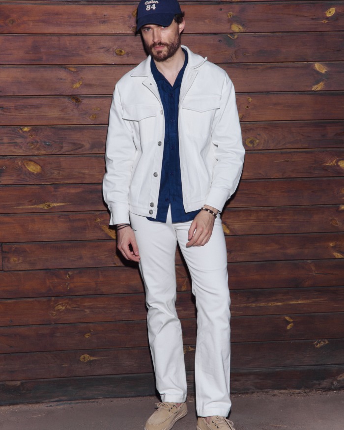 Ecru Denim Jeans